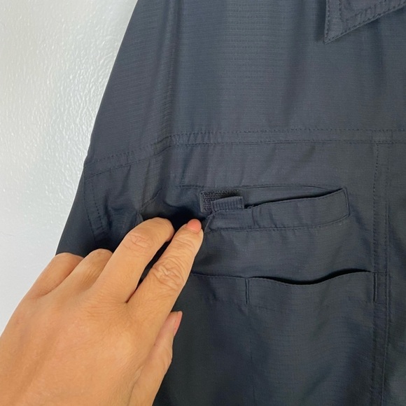 Reel Legend Men's Fishing Shirt Sz XL Black Outdoor Vented Roll Tab Long Sleeve - Picture 4 of 10